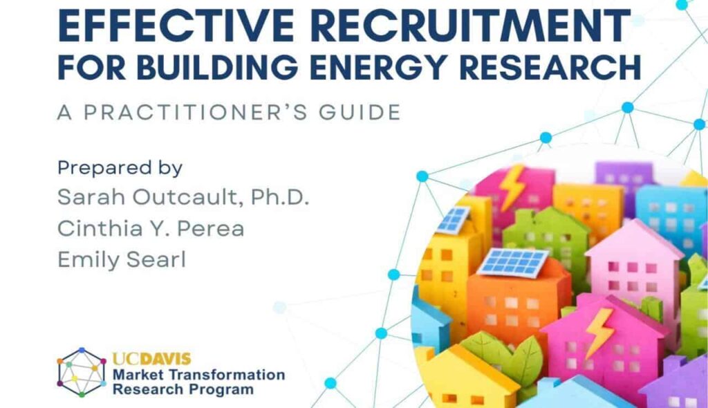 Cover of Effective Recruitment for Building Energy Research: A Practitioner’s Guide